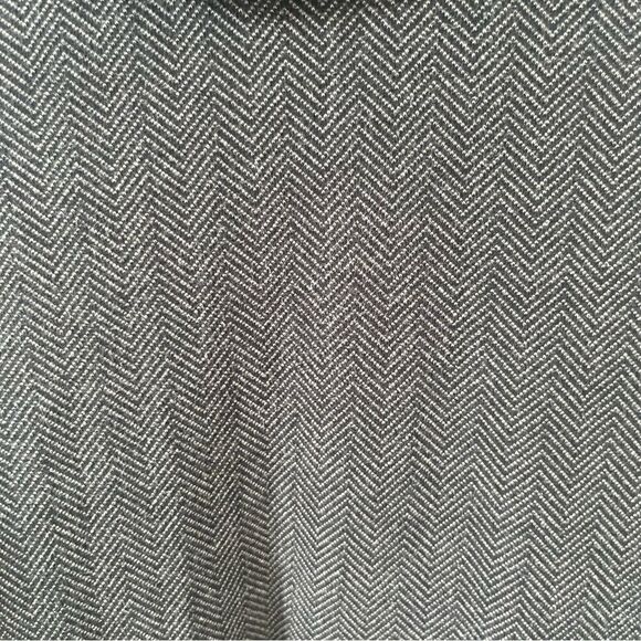 Roots Black Grey Herringbone Pattern Cowl Sweater - Picture 7 of 7